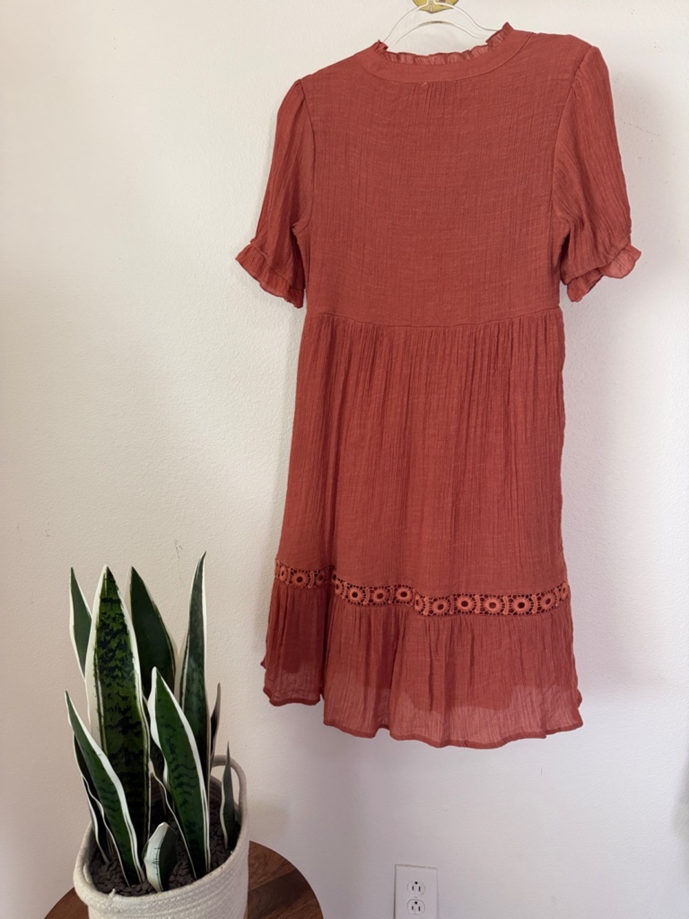 Indigo rose Boho Dress With Cutouts - Picture 4 of 4